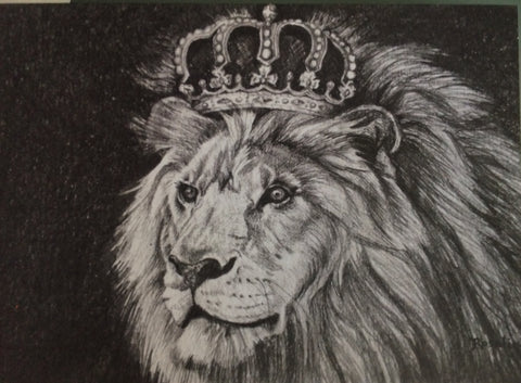 Lion Note Card