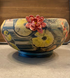 “Why not? Swimming Koi Among Lotus” Bowl