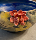 “Why not? Swimming Koi Among Lotus” Bowl