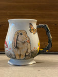 “Monarch Butterflies with Bunny” Mug