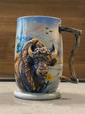 “Snowy Bison Mug for Corey