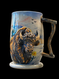 “Snowy Bison Mug for Corey