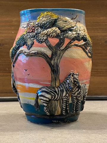 “African Sunrise” Vase