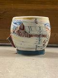 Winter Wonderland Series “Cardinal Pair on the Homestead” Mug