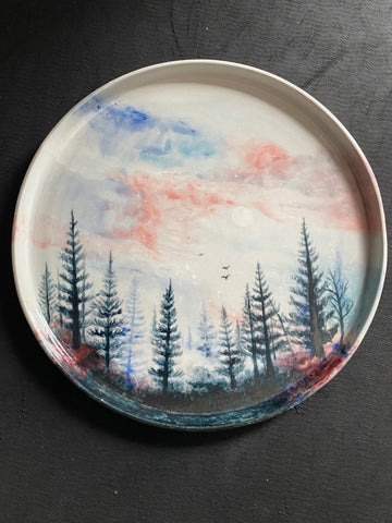 “Serene Forest”Plate