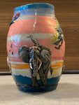 “African Sunrise” Vase