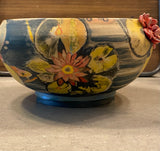 “Why not? Swimming Koi Among Lotus” Bowl