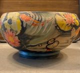 “Why not? Swimming Koi Among Lotus” Bowl