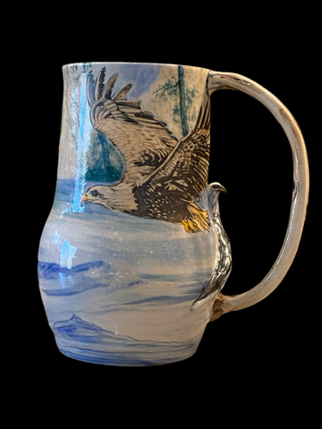 “Bald Eagle Over the Waters” Mug