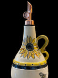 “Sunflower & Bees” Oil Jar