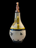 “Sunflower & Bees” Oil Jar